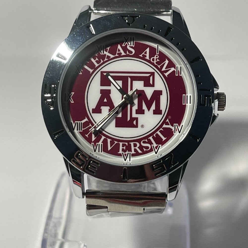 Texas A&M Aggies NCAA Stainless-Steel Watch NEW - Picture 7 of 8